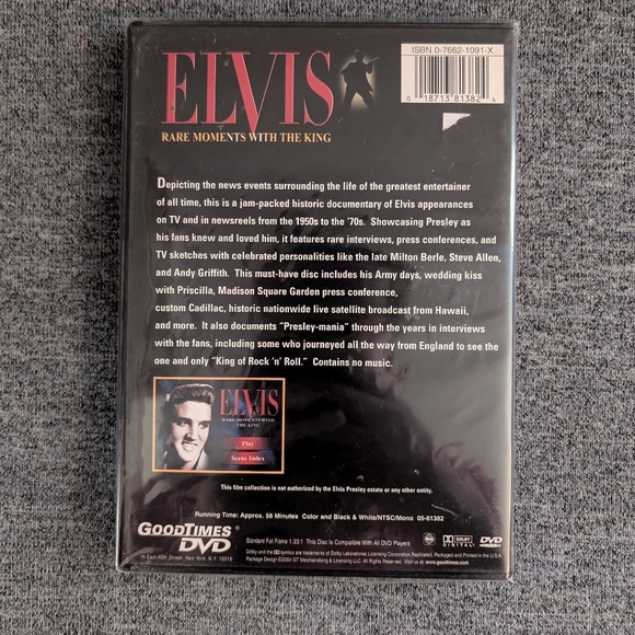 Elvis - Rare Moments With the King (DVD, 2002) - Picture 2 of 2